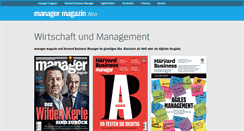 Desktop Screenshot of abo.manager-magazin.de